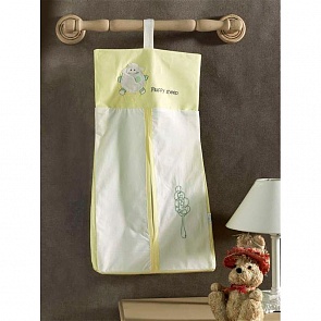 Прикроватная сумка серии Kidboo Fluffy Sheep, 100% хлопок, размер 30 х 65 (Kidboo, 00-0013001 стандарт)